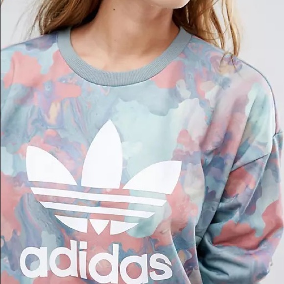 Adidas pastel crew neck sweatshirt - Picture 8 of 8